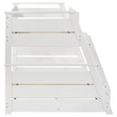  Coaster Furniture Holden 460593WHT Wood Veneer Twin Over Full Bunk Bed - White IMAGE 9