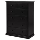  Coaster Furniture Sumerlin 460595BLK 6-drawer Bedroom Chest - Black IMAGE 2
