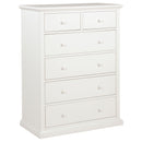  Coaster Furniture Sumerlin 460595WHT 6-drawer Bedroom Chest - White IMAGE 2
