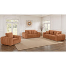  Coaster Furniture Burnett 504953 Chenille Upholstered Accent Chair - Burnt Orange IMAGE 6