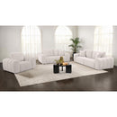  Coaster Furniture Burnett 504955 Chenille Upholstered Wide Arm Sofa - Ivory IMAGE 12