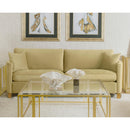  Coaster Furniture Corliss 508824 Upholstered Curved Track Arm Sofa - Camel IMAGE 6