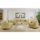  Coaster Furniture Corliss 508826 Upholstered Curved Track Arm Chair - Camel IMAGE 13