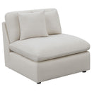  Coaster Furniture Hobson 551451-SETA 5-piece Upholstered Modular Sectional Sofa - Ivory IMAGE 5