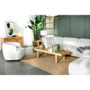  Coaster Furniture Sunny 551621 Upholstered Armless Chair - Natural IMAGE 14