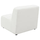  Coaster Furniture Sunny 551621 Upholstered Armless Chair - Natural IMAGE 4