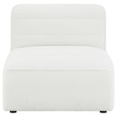  Coaster Furniture Sunny 551621 Upholstered Armless Chair - Natural IMAGE 5
