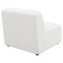  Coaster Furniture Sunny 551621 Upholstered Armless Chair - Natural IMAGE 6