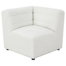  Coaster Furniture Sunny 551622 Upholstered Corner Chair - Natural IMAGE 3