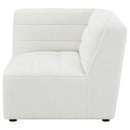  Coaster Furniture Sunny 551622 Upholstered Corner Chair - Natural IMAGE 6