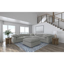  Coaster Furniture Raleigh 551755 Boucle Upholstered Corner Chair - Grey IMAGE 10
