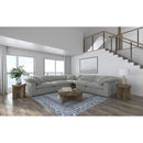  Coaster Furniture Raleigh 551755 Boucle Upholstered Corner Chair - Grey IMAGE 11