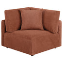  Coaster Furniture Elysia 551891-SET 6-piece Chenille Upholstered Modular Sectional Sofa - Coral IMAGE 5