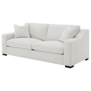  Coaster Furniture Ashlyn 552091 Fabric Upholstered Track Arm Sofa - Sand IMAGE 9