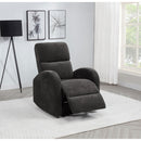  Coaster Furniture Grant 603293P Fabric Upholstered Power Recliner Chair - Charcoal Grey IMAGE 9