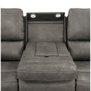 Coaster Furniture Brickston 603431PPP Triple Power Reclining Sofa - Charcoal IMAGE 7