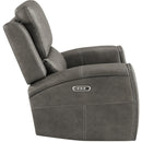  Coaster Furniture Brickston 603433PPP Triple Power Swivel Glider Recliner - Charcoal IMAGE 10