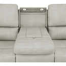  Coaster Furniture Brickston 603434PPP Triple Power Reclining Sofa - Grey IMAGE 8