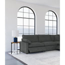  Coaster Furniture Collins 609530LRP Modular LAF Power Recliner - Dark Grey IMAGE 3