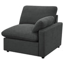  Coaster Furniture Collins 609530RRP Modular RAF Power Recliner - Dark Grey IMAGE 14