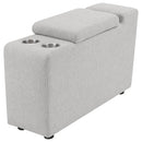  Coaster Furniture Collins 609560CON Upholstered Modular Storage Console - Grey IMAGE 10