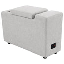  Coaster Furniture Collins 609560CON Upholstered Modular Storage Console - Grey IMAGE 11
