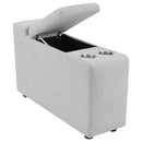  Coaster Furniture Collins 609561PT 5-Piece Power Reclining Home Theater Seating - Grey IMAGE 11