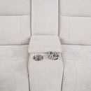  Coaster Furniture Kennett 610152P Chenille Upholstered Power Reclining Loveseat - Ivory IMAGE 13