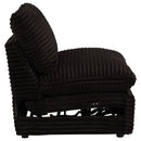  Coaster Furniture Collins 610350ARP Modular Power Armless Recliner - Chocolate Brown IMAGE 4