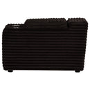  Coaster Furniture Collins 610350CON Upholstered Modular Storage Console - Chocolate Brown IMAGE 3