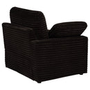  Coaster Furniture Collins 610350LRP Modular LAF Power Recliner - Chocolate Brown IMAGE 4