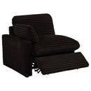  Coaster Furniture Collins 610350P 5-piece Modular Power Reclining Sectional - Chocolate Brown IMAGE 2