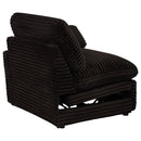  Coaster Furniture Collins 610350RRP Modular RAF Power Recliner - Chocolate Brown IMAGE 3