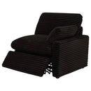  Coaster Furniture Collins 610352P Modular Power Loveseat - Chocolate Brown IMAGE 2