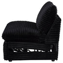  Coaster Furniture Collins 610360ARP Modular Power Armless Recliner - Black IMAGE 9