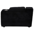  Coaster Furniture Collins 610360CON Upholstered Modular Storage Console - Black IMAGE 2