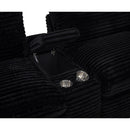  Coaster Furniture Collins 610360CON Upholstered Modular Storage Console - Black IMAGE 3