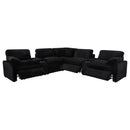  Coaster Furniture Collins 610360P-SETA 7-piece Modular Power Reclining Sectional - Black IMAGE 10