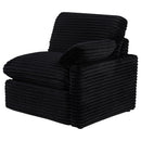  Coaster Furniture Collins 610362P Modular Power Loveseat - Black IMAGE 10