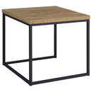  Coaster Furniture Straden 700144 3-piece Engineered Wood Coffee Table Set - Mango/Black IMAGE 3