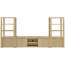  Coaster Furniture Laurelton 701653 78-inch 4-door TV Stand Media Console - Light Oak IMAGE 13
