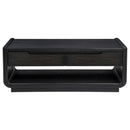  Coaster Furniture Leandro 704638-S2 2-piece Wood Coffee and End Table Set - Burnished Black IMAGE 15