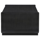  Coaster Furniture Leandro 704638-S3 3-piece Wood Coffee and End Table Set - Burnished Black IMAGE 12