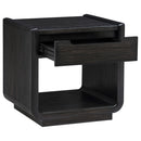  Coaster Furniture Leandro 704638-S3 3-piece Wood Coffee and End Table Set - Burnished Black IMAGE 7