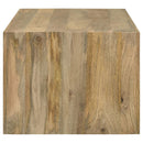 Coaster Furniture Benton 704838-S2 2-piece Solid Mango Coffee and End Table Set - Natural IMAGE 1