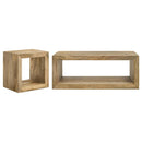  Coaster Furniture Benton 704838-S2 2-piece Solid Mango Coffee and End Table Set - Natural IMAGE 4