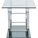  Coaster Furniture Danville 704988-S2 2-piece Glass Top Coffee and End Table Set - Chrome IMAGE 5