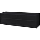  Coaster Furniture Rutland 705803 78-inch 3-drawer TV Stand Media Console - Black IMAGE 8