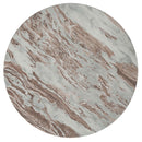  Coaster Furniture Jenna 706168-S3 3-piece Round Marble Top Coffee Table Set - Brown IMAGE 12
