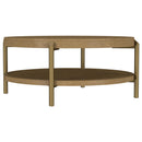  Coaster Furniture Arini 706188-S2 2-piece Round Coffee and End Table Set - Sand Wash IMAGE 5
